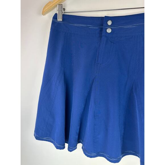 Title Nine Skort Skirt + Shorts Blue Tennis Pickleball Golf Flare Swing Size 2 - Picture 4 of 14